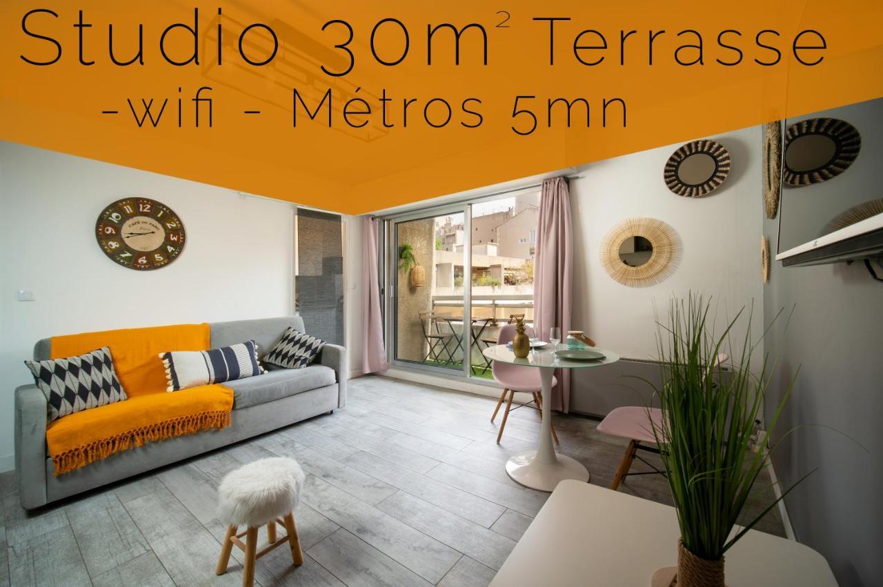 Appartement Terrasse Vieux Port Cour Julien 마르세유 외부 사진